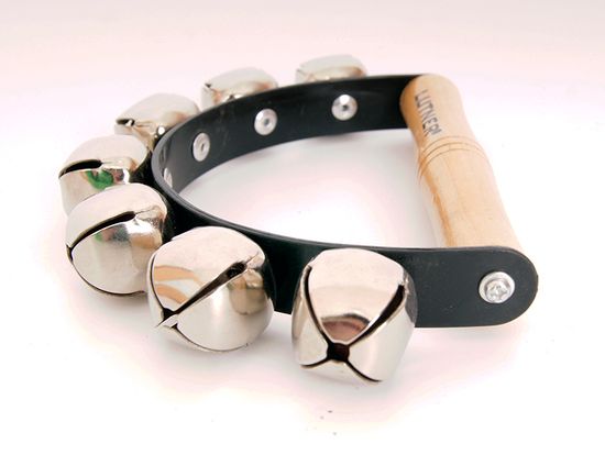 FLT-RT7-B Колокольчики (7 шт.) на ручке полукруг (черная металлическая дуга), Fleet