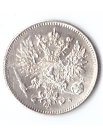 25 пенни 1916 S Россия для Финляндии XF