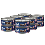 Влажный корм для котят Brit Premium by Nature 0,1кг с мясом кролика консервы для котят 12 уп