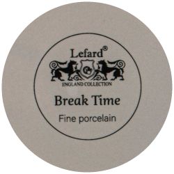 КРУЖКА LEFARD "BREAK TIME" 300 МЛ СВЕТЛО-СЕРАЯ (КОР=36ШТ.)