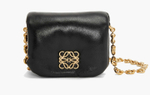 Сумка Loewe Puffer Goya Shiny Nappa Lambskin Leather Mini Case "Black"