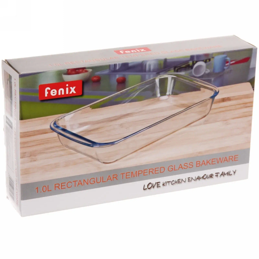 Форма для запекания «Fenix» 1л прямоугольная 25*14,5*4,5см