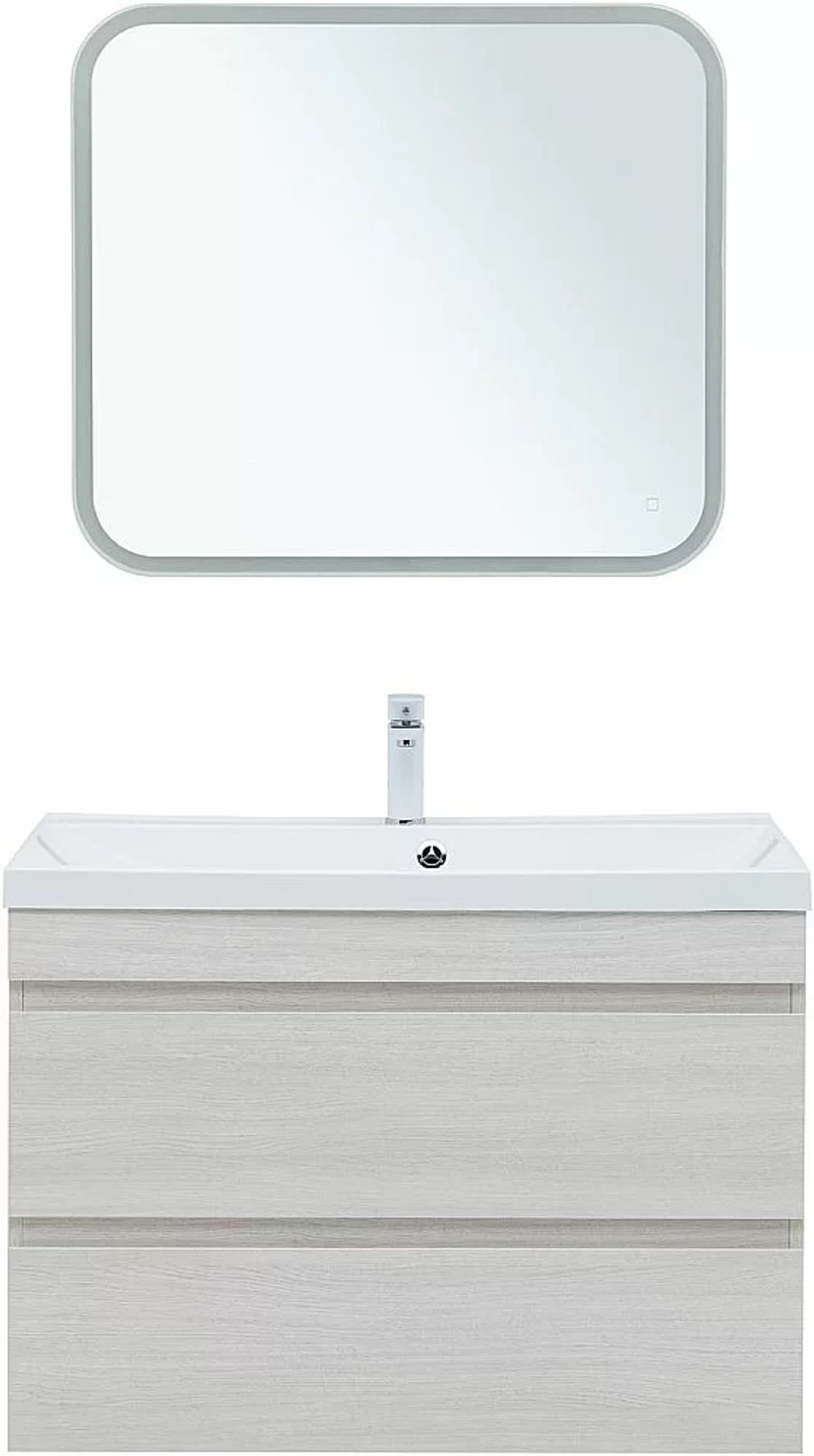 Тумба с раковиной Aquanet Нота New 334205 90 дуб холден
