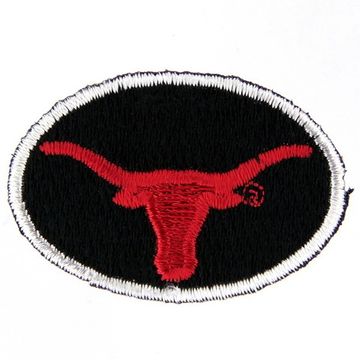 Нашивка Бык красный