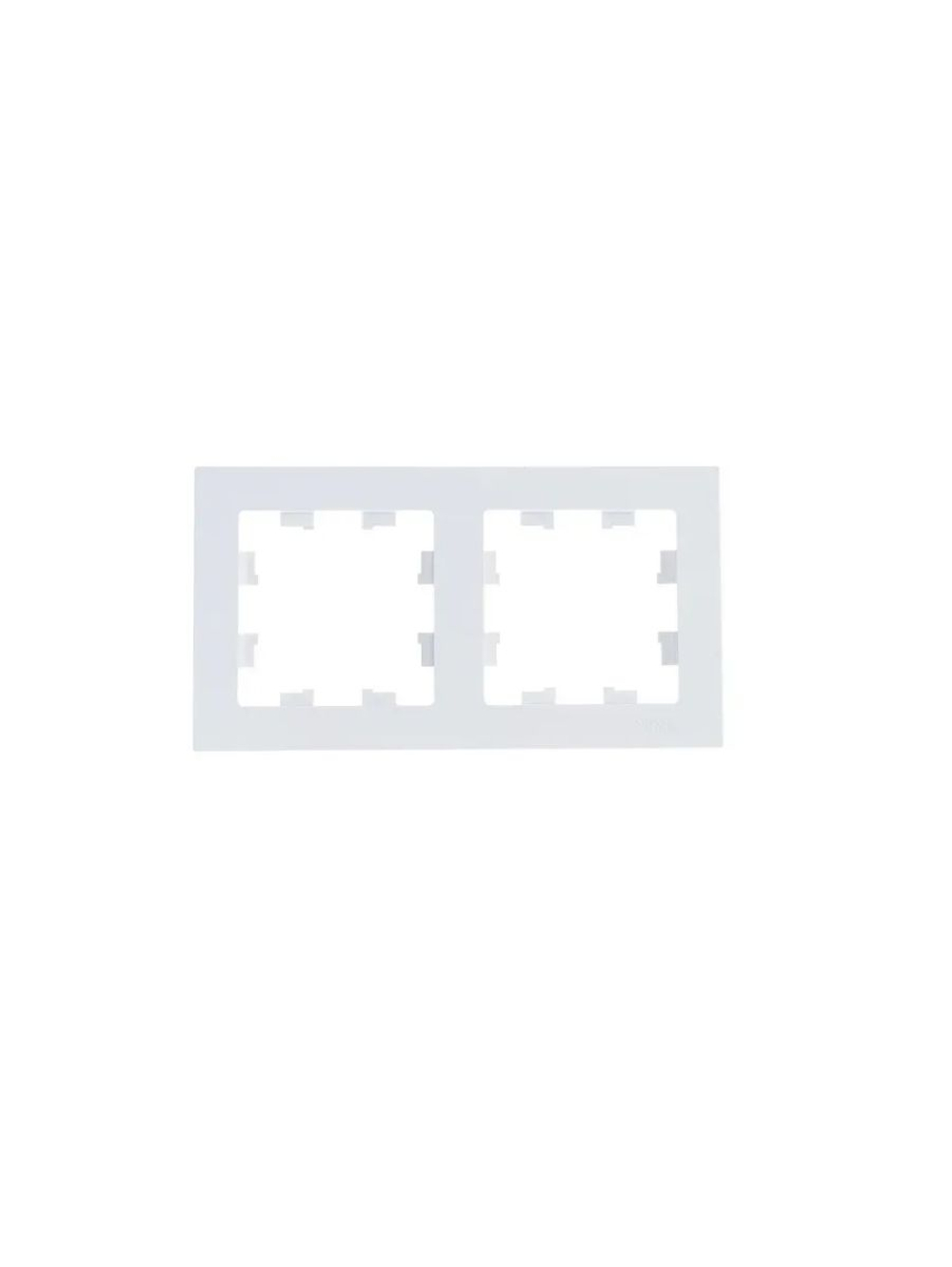 ATLASDESIGN 2-постовая РАМКА, универсальная, БЕЛЫЙ