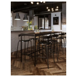 Барный стул - YNGVAR IKEA/ ИНГВАР ИКЕА, 99х53х51 см, черный