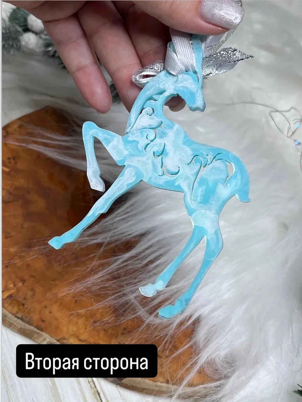 Новогодняя елочная игрушка Олень