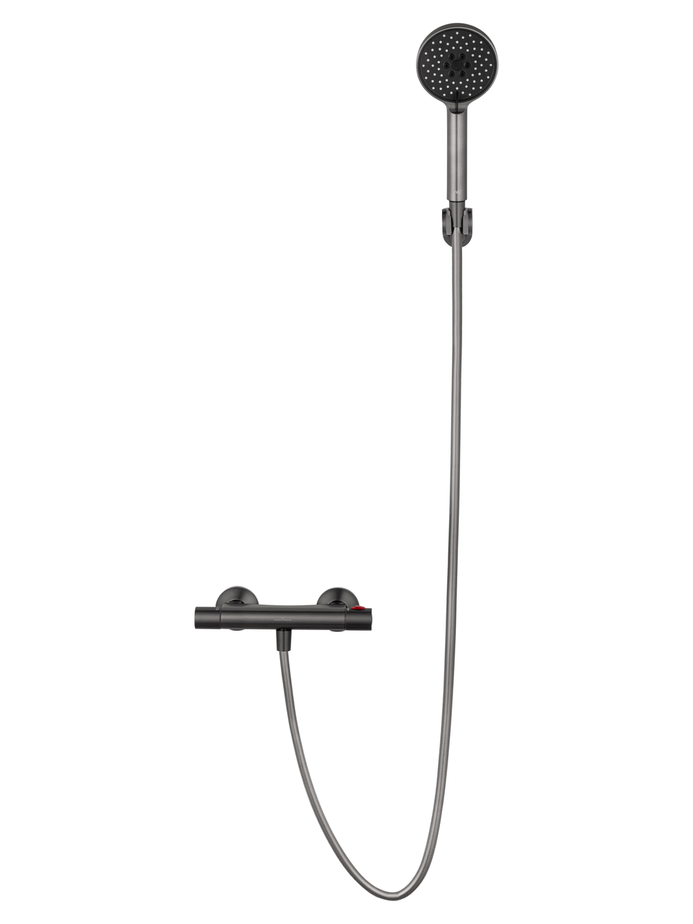 Смеситель для душа с термостатом WONZON & WOGHAND INN 5, Темный графит (WW-B2005-A-BGG)