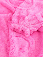 Толстовка флисовая удлиненная с капюшоном для девочки Next B96-466, Фуксия