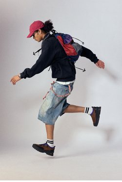 Monterest Outdoor Retro Loose-Fit Polo Navy