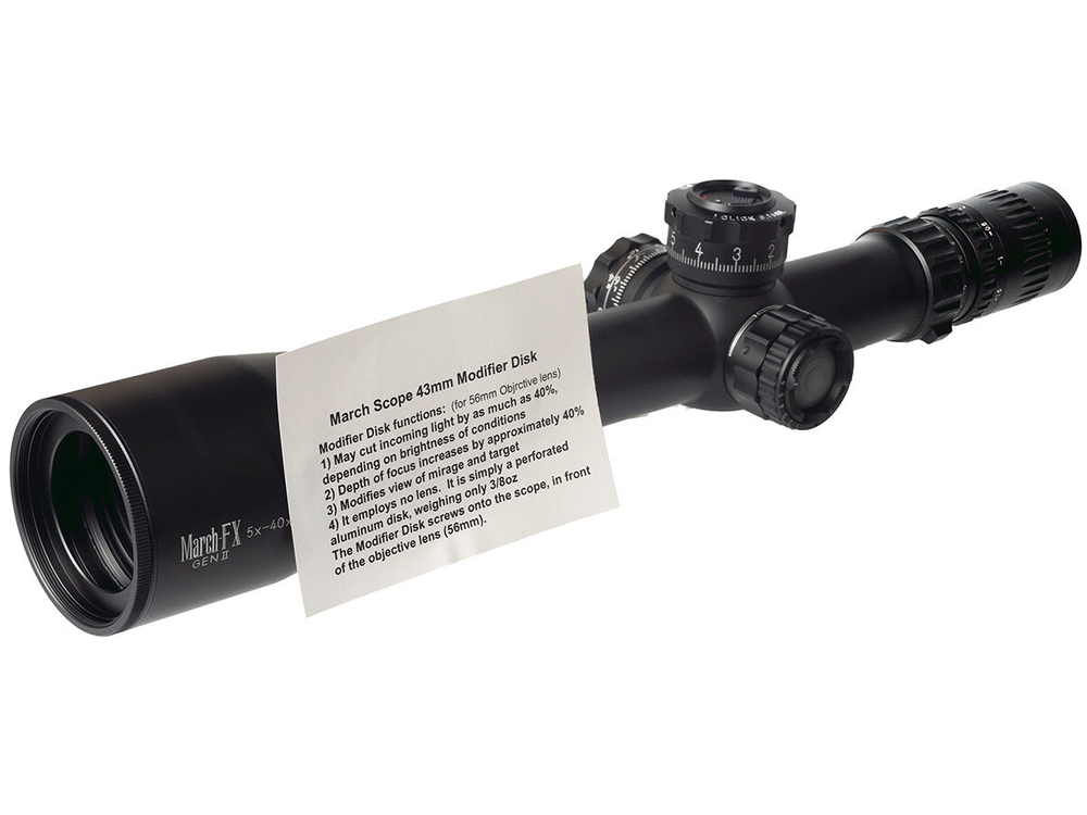 Прицел March-FX 5-40x56 Gen II FML-PDKI FFP 34мм (D40V56FIML10_G2 FML-PDKI)