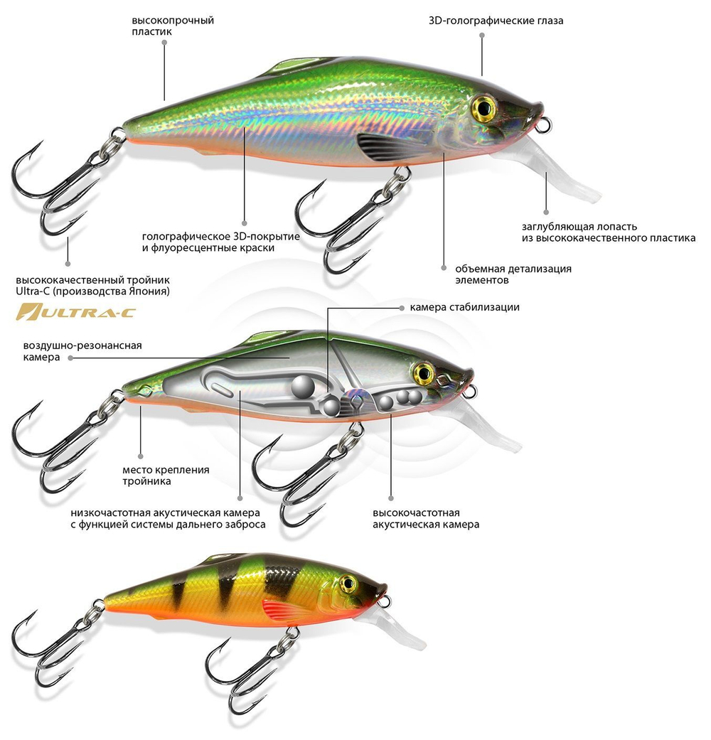 Воблер для рыбалки BURNASH 084mm,