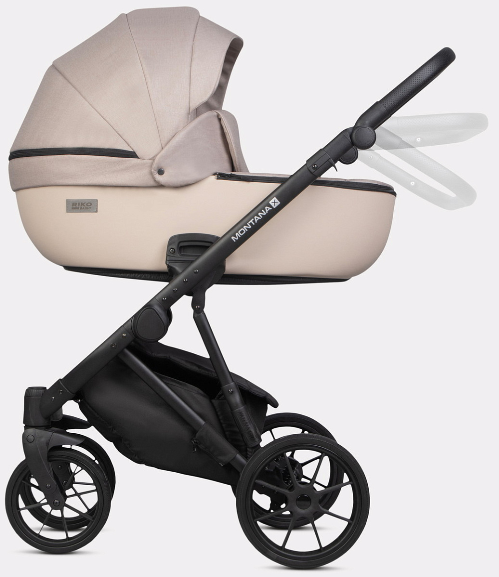 Детская коляска Riko Basic Montana Plus X 2 в 1 42 Beige (бежевый)