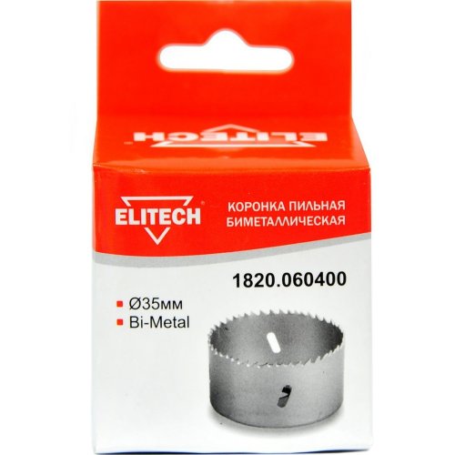 Цифенбор биметаллический ELITECH 35 мм   1820.060400