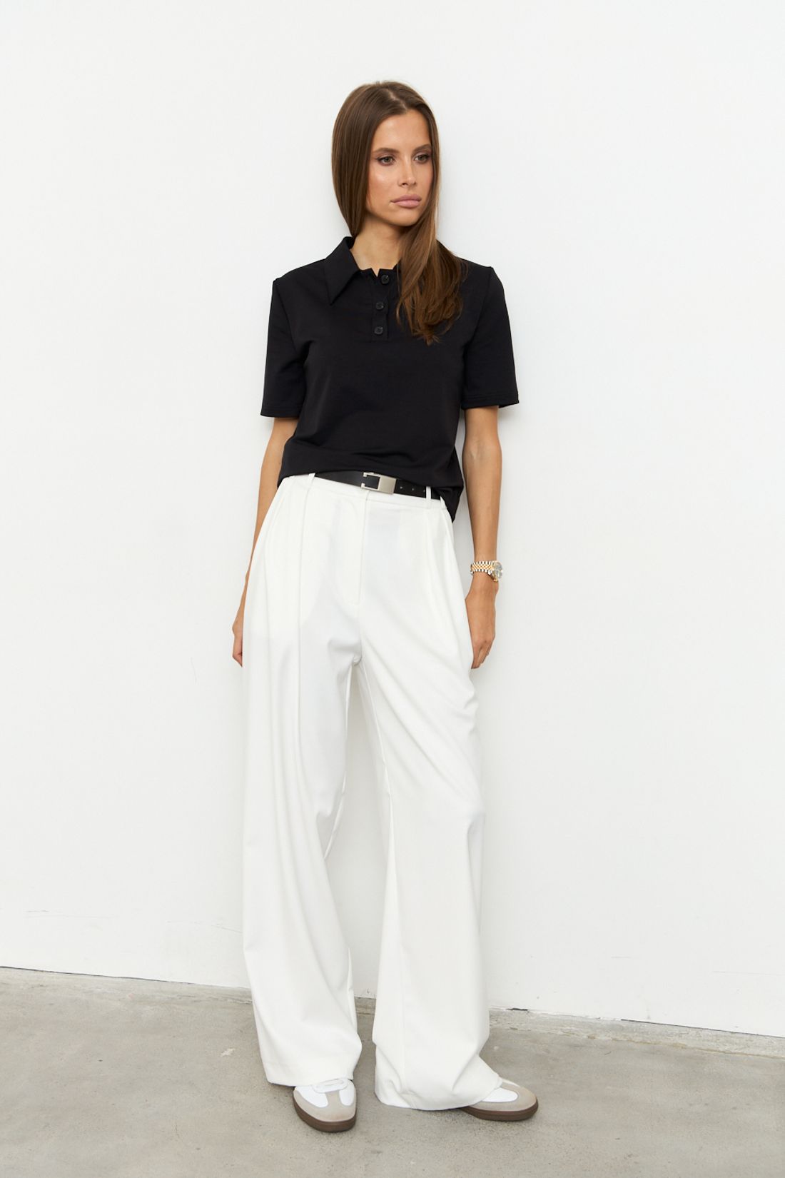 Брюки R2069 молочный / 42