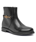 Кожаные ботильоны Tommy Hilfiger - черный(FW0FW08251)