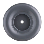 Горшок цветочный серого цвета из коллекции edge, 1,2 л