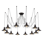 Citilux Эдисон CL451122 Люстра паук Венге