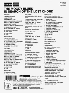 The Moody Blues / In Search Of The Lost Chord (50th Anniversary Edition)(3CD+2DVD)
