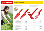 GRINDA 4 предмета: 2 совка, рыхлитель, мотыга-рыхлитель, садовый набор (421360-H4)
