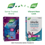 Nature's Way, Umcka®, жевательные таблетки для облегчения симптомов простуды, для детей от 6 лет, с вишневым вкусом, 20 таблеток