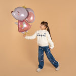 Фольгированный шар-фигура «Мышка-принцесса», 89 см