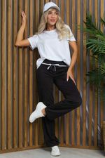 Брюки Два в одном (черно-белые) Б13346-15М LT Collection