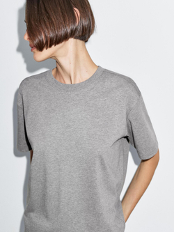 Massimo Dutti Футболка из 100% хлопка, серый