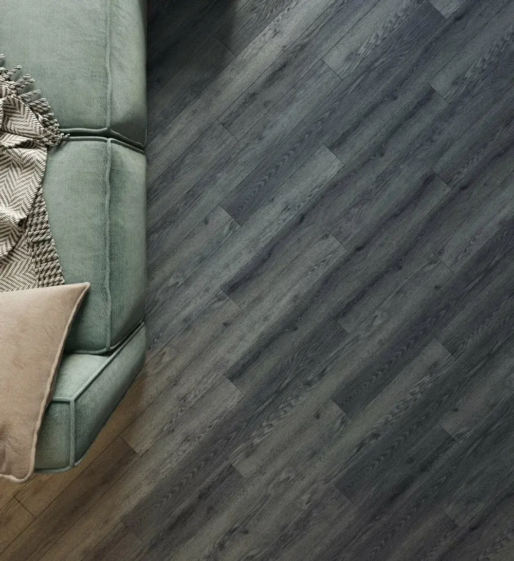 Каменный SPC ламинат AlixFloor City Line Дуб кенийский серый