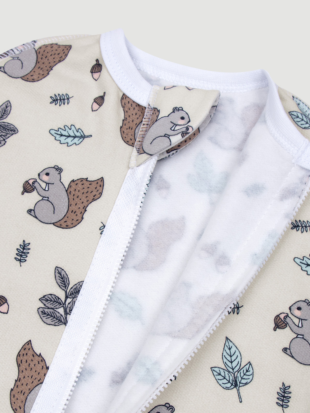 Утеплённый кокон Mjölk Белочки