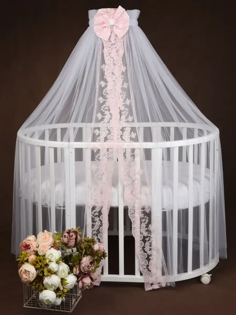 Балдахин с кружевом "Версаль"