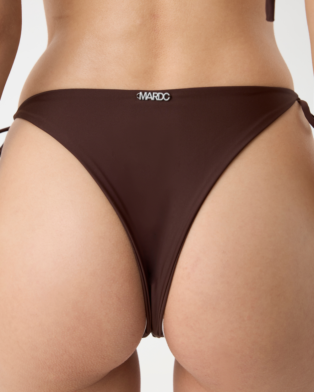 BROWN STUDDED SWIMSUIT