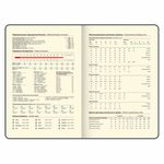 Еженедельник датированный 2025, А5, 145х215 мм, BRAUBERG "Comodo", под кожу, темно-синий, 115957