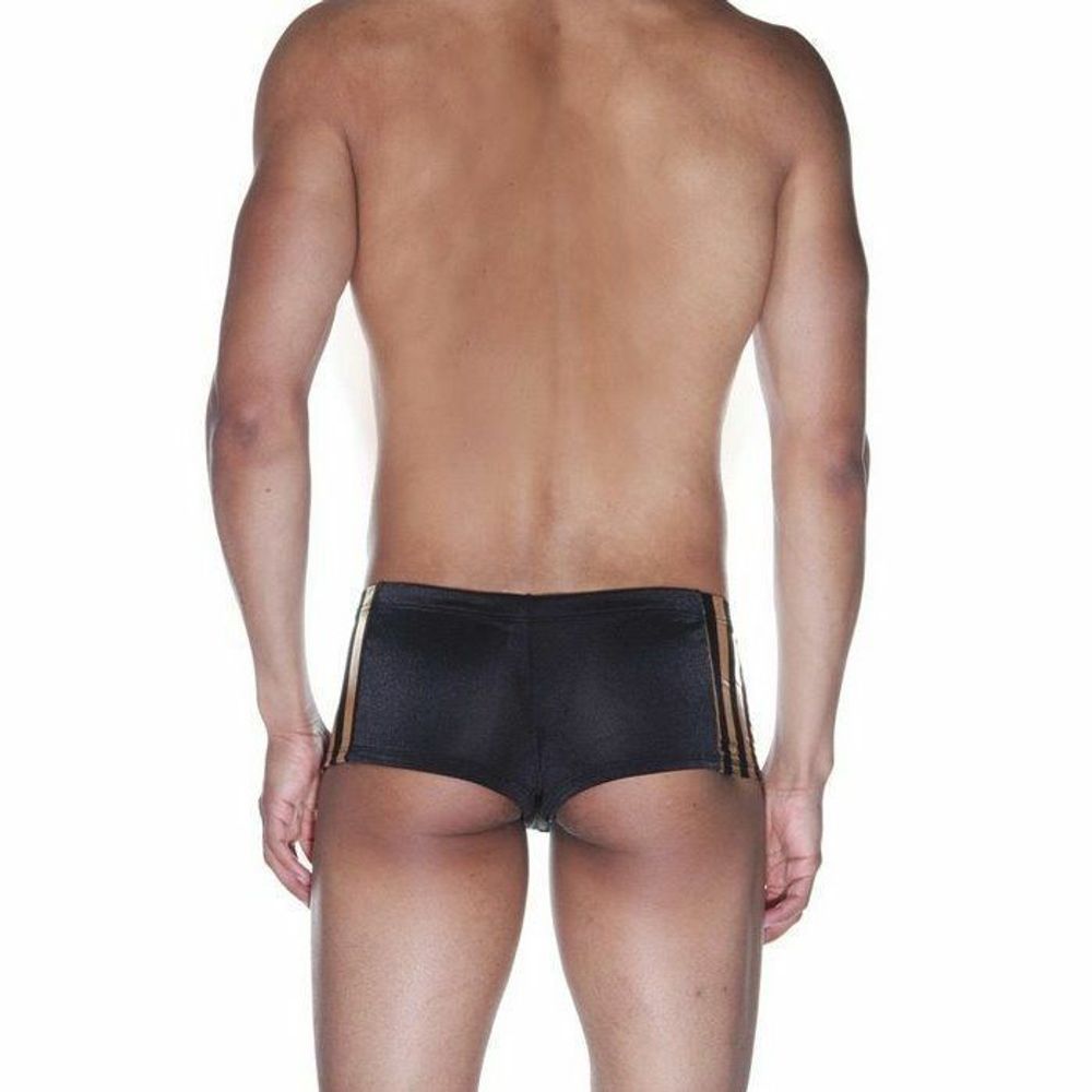 Мужские трусы хипсы черно-золотистые La Blinque LB15566