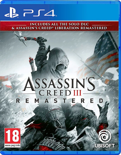 Игра Assassin's Creed III (3) Remastered (Русская версия) для PlayStation 4