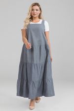 Сарафан 1251 серый Novita (Акция)
