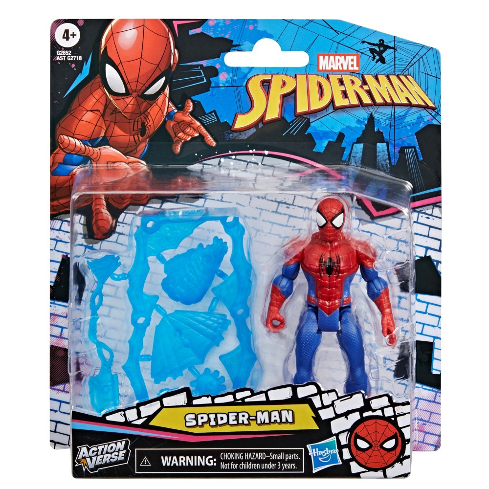 Hasbro MARVEL Spider-Man - Фигурка Человек-паук 11,5 см ActionVerse G2852