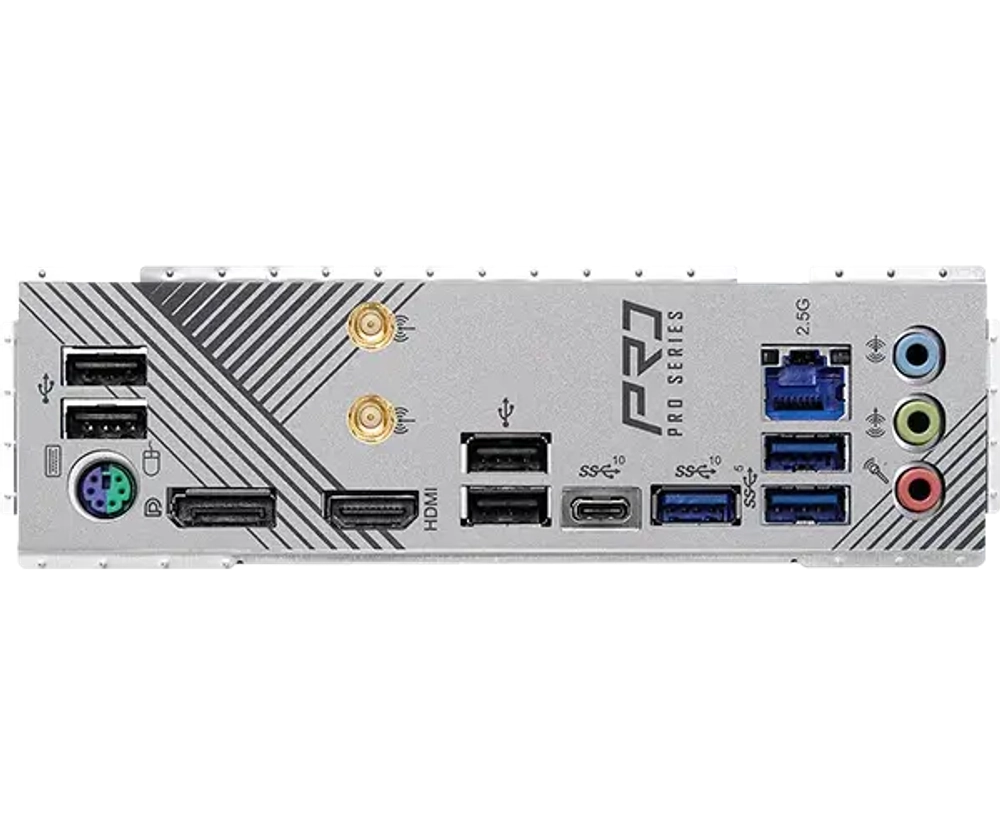 Материнская плата ASRock Z790 PRO RSМатеринская плата ASRock Z790 Pro RS WiFi (90-MXBL50-A0UAYZ) WIFI LGA1700 4xDDR5 8xSATA RAID 4xM.2 HDMI DP eDP ATX