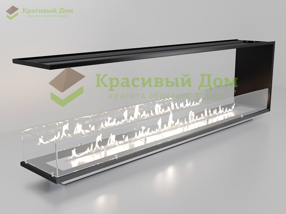 Торцевой биокамин 1800