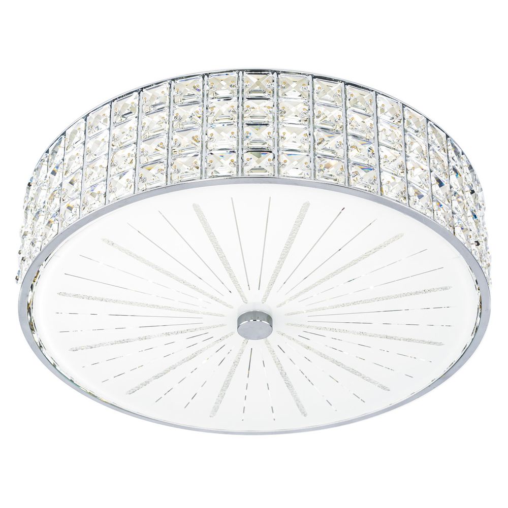 Citilux Портал CL32415G1 LED RGB Люстра хрустальная с пультом Хром