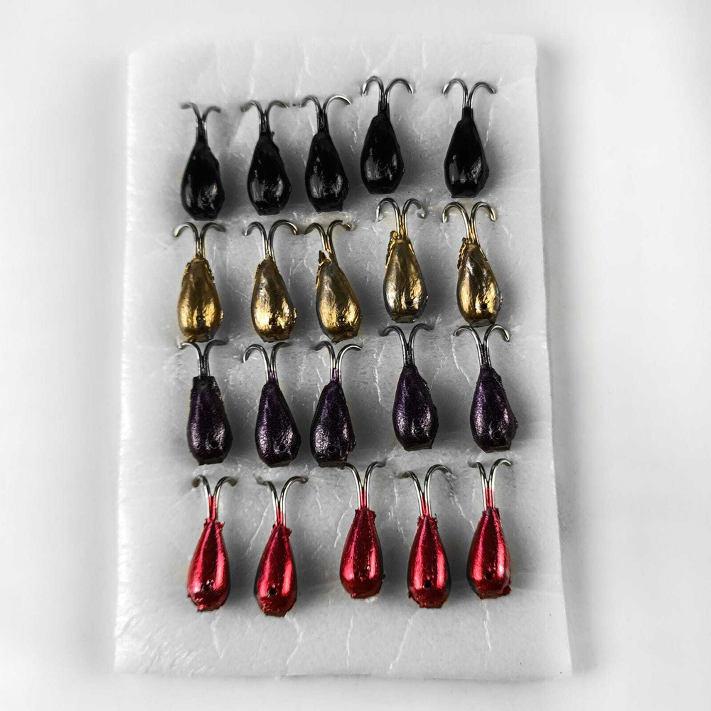 Мормышка "Коза" литая, крашеная (20шт/уп)