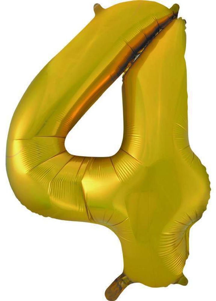 Цифра 4 золото 42&quot; К