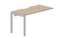 стол Polo 1380х680х750мм (с эргономичным вырезом) - приставной элемент