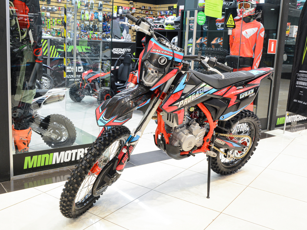 Мотоцикл эндуро PROGASI GAUDI 300CC Red/Blue 21/18