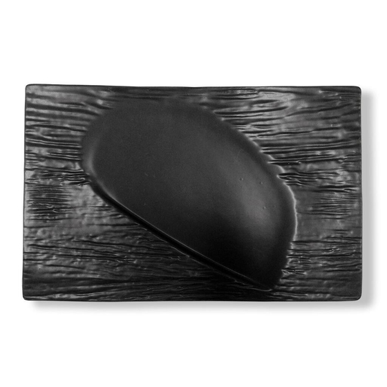 Блюдо прямоугольное 30*19 см Matsuyama Black фарфор P.L. Proff Cuisine [1]