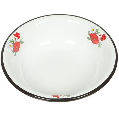 Миска эмал сталь, кругл, 0.9 л, Сиб товары, С0306/С0306П, в асс