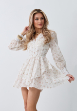 Платье-корсет белое