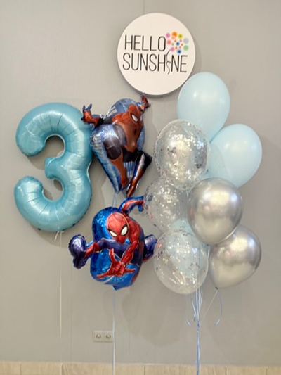 Набор шаров «Человек паук»