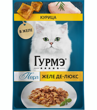 Гурмэ Перл Желе Де-Люкс Курица, 75гр.