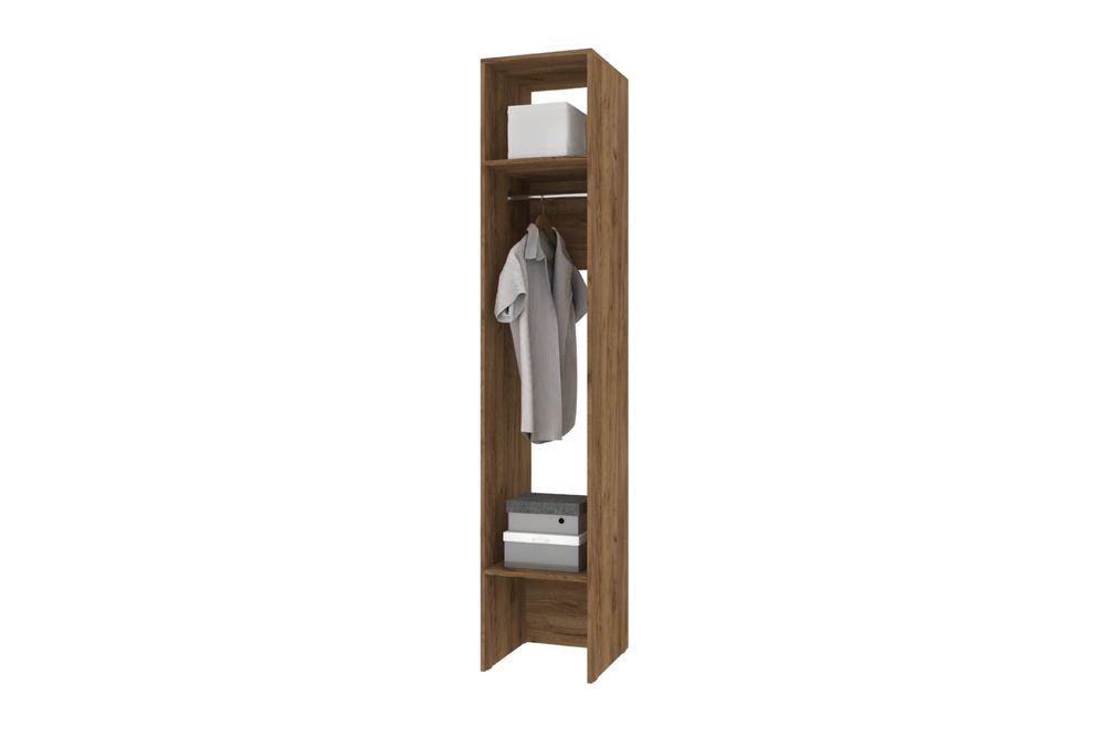 Гардеробная система "Гарди" Г144 Табачный дуб 2200х400х450, ЛДСП, MODERN, г. Ижевск